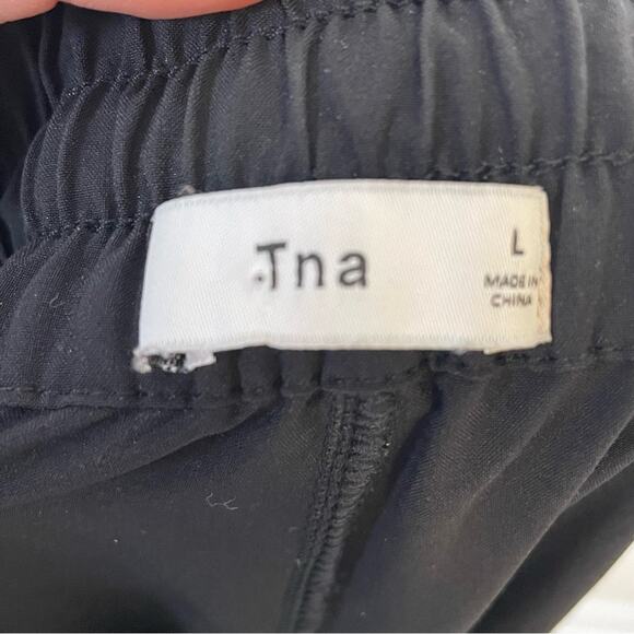 TNA Aritzia Speed Jogger Drawstring Black Joggers with Pockets Size Large - Picture 6 of 8